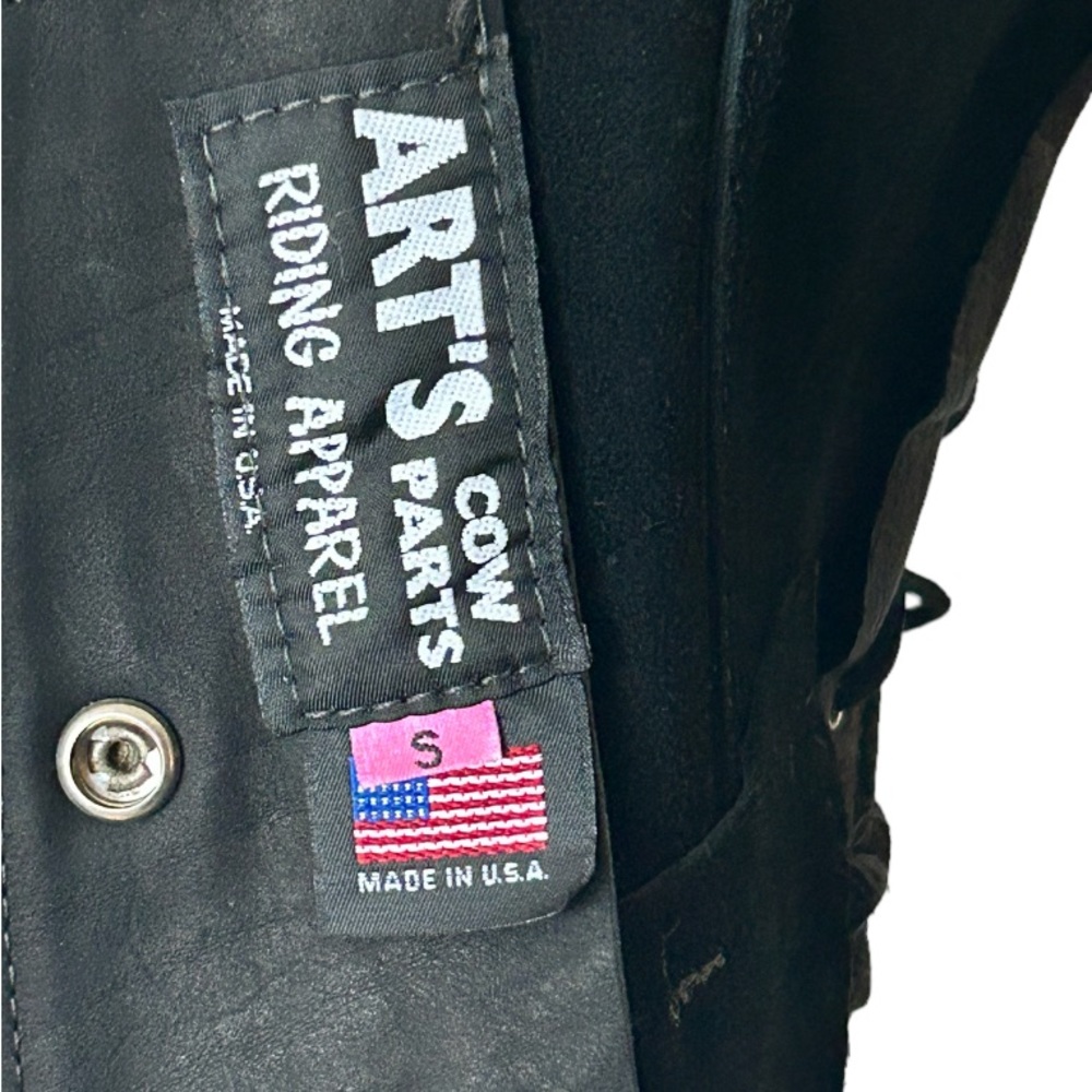 Art’s Riding Apparel Ladies Buffalo Nickel Leather Vest, Adjust Made in America - Picture 8 of 8